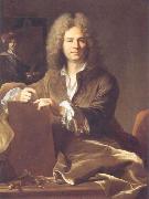 Portrait of Pierre Drevet Hyacinthe Rigaud